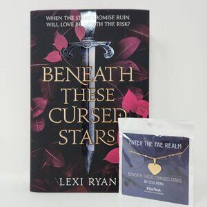 SIGNED Fairyloot Beneath These Cursed Stars Book & Necklace Set By Lexi Ryan